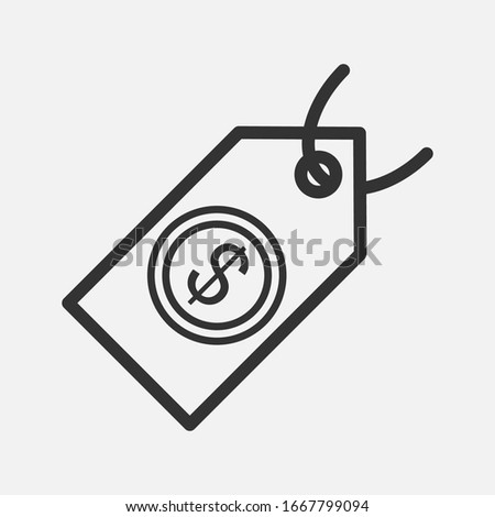 Sale tag cyber vector icon on background