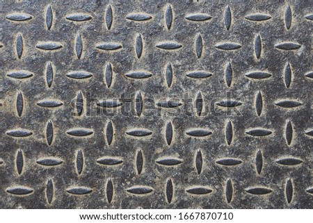 iron sheet with texture protrusions, background image