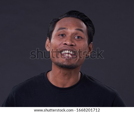 Asian Man with Variety Face