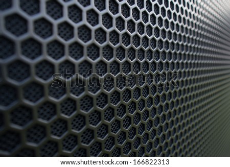Speaker grille texture Royalty-Free Stock Photo #166822313