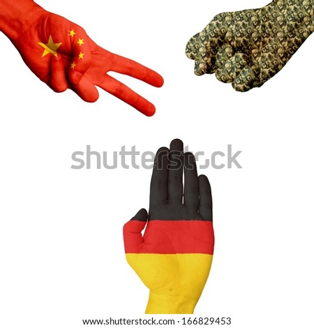 China Military Germany Rock-Paper-Scissors