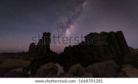 This is a beautiful picture of the Milky Way taken in Kiama, Australia