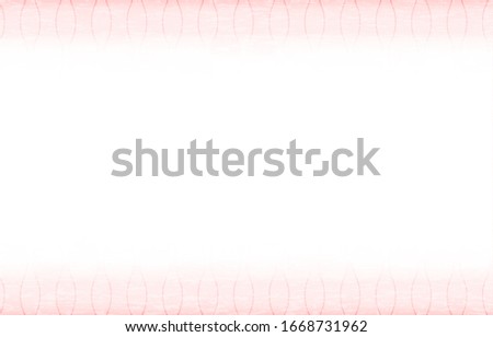 Background material: Pink Japanese pattern frame