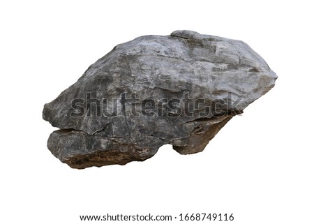 rock isolated on white background
 Royalty-Free Stock Photo #1668749116