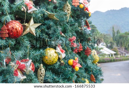 decoration christmas tree