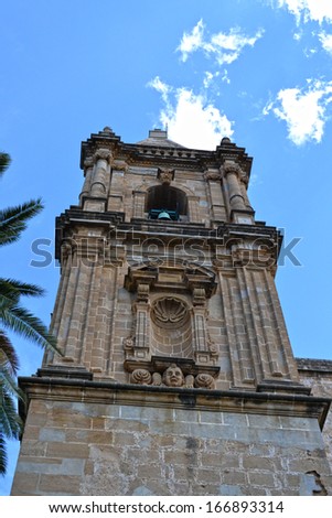 Exterior detail of the Church of Trapani - Sicily
