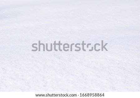 light background, white snow during the day