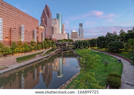 Downtown Houston from Franklin Street