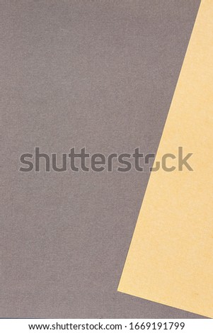 Two-color minimalistic background in brown and sand color for placing the company logo, advertising text, and ads. Free space for text.