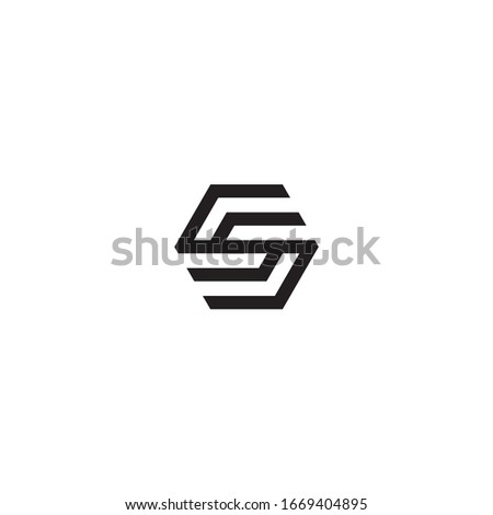clean and modern logo with a unique "SS" letter