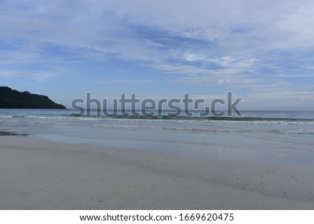 Landscape view of Radhanagar beach in Andaman