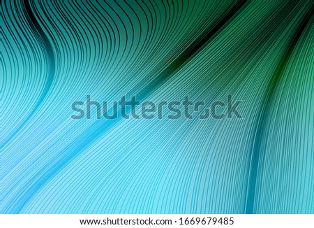 Light Green vector blurred template. An elegant bright illustration with gradient. New way of your design.