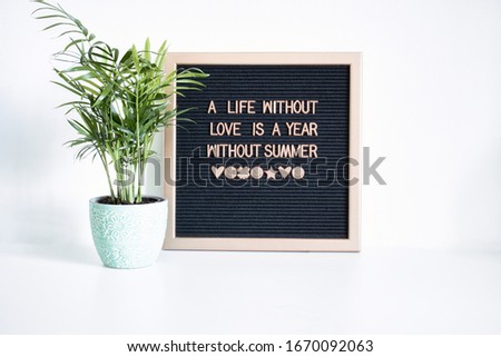 Quote Background. summer love quote with the text A life without summer is a year without summer