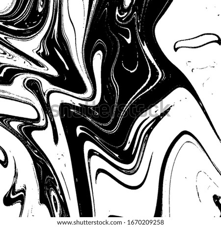 Liquid paint swirls texture vector. Distressed overlay texture. Grunge background. Overlay over any design to create interesting effect and depth. Vector Illustration. EPS10.