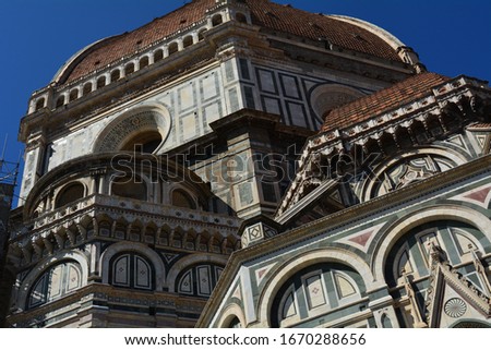 Cathedral of Santa Maria in Fiore in Florence. No edit.
