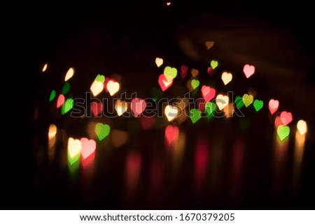 Abstract Bokeh Light Vintage Background
