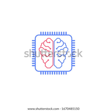 brain logo design, modern logo
