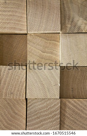 wooden square blocks piled up background