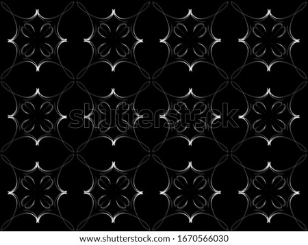
Seamless pattern design with floral background elements, beautiful ornaments
