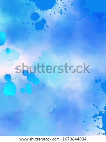 Abstract blue background, texture, sky picture, desktop background