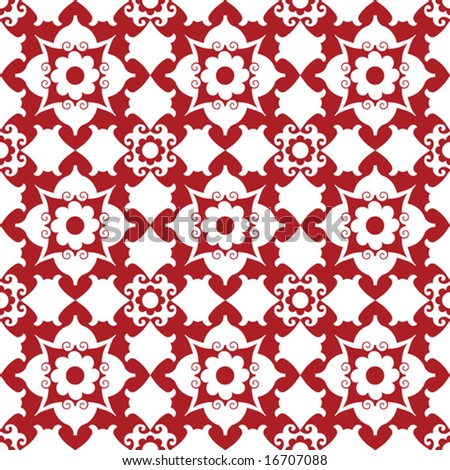 baroque floral pattern