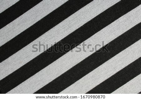Background texture textile black and gray white stripes