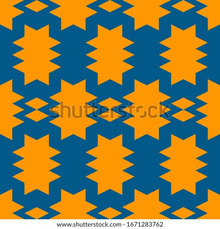 Seamless pattern. Geometrical backdrop. Rhombuses, figures ornament. Simple shapes background. Geometric wallpaper. Polygons motif. Digital paper, textile print, web design, abstract. Vector artwork.