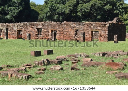 Photo of the ruins of the city of san ignacio
