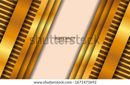 Design Background Brown And Gold Style