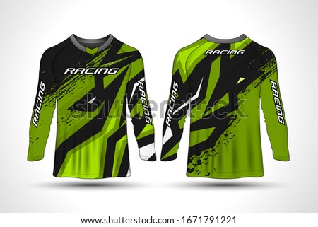 Long sleeve t-shirt sport motorcycle, motocross jersey.