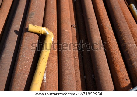 Industrial iron waste steel rod