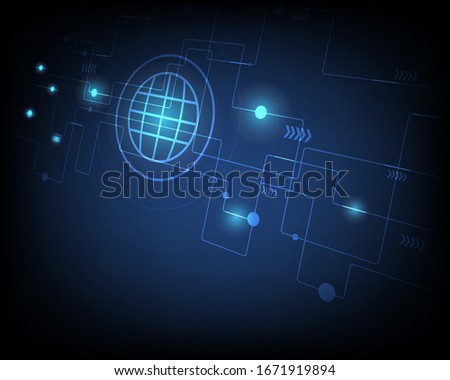 Digital data technology connection and visualization