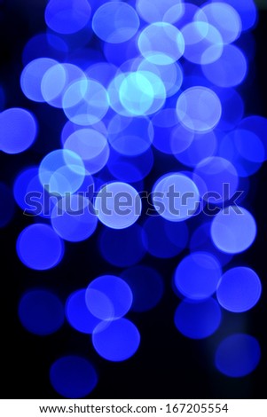 Festive background of lights
