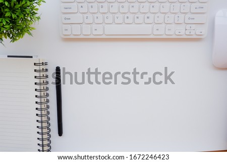 Mockup picture of business man’s hands holding smart phone with white blank screen in modern place