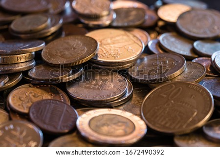 photo of all the coins
