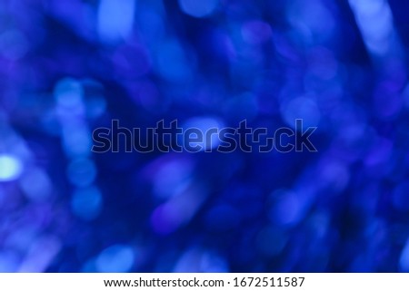 Colorful dark blue abstract bokeh background. 2020. 