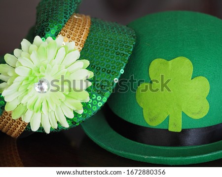 Two St Patrick’s Day Hats men’s and women’s