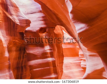 Upper Antelope Canyon in Arizona, Page, November