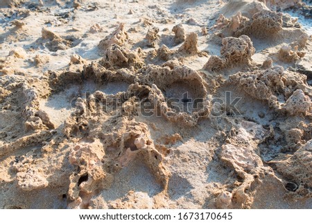 alien landscapes built of sand by nature itself