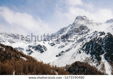 Picture of a mountain in Sulden