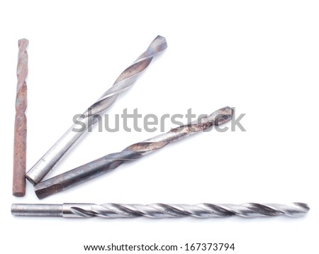 drill on a white background