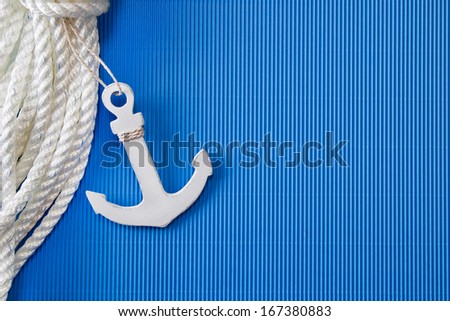  Ship anchor - anchor or lifeline as maritime decorations