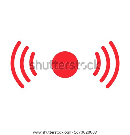 Live streaming icon. Modern vector button design isolated on white background Royalty-Free Stock Photo #1673828089