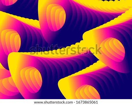 Colorful gradient abstract background with geometric fluid shapes. Trendy design template with vibrant gradient colors. Vector illustration