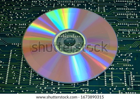 Cd drive against electronic circuit board