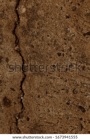 Brown  Cement concrete wall texture abstract. Interior material construction blank for old backdrop building. Retro wallpaper grunge background. 
