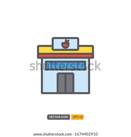restaurant station icon in isolated on white background. for your web site design, logo, app, UI. Vector graphics illustration and editable stroke. EPS 10.
