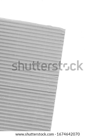Cardboard texture. cardboard background . Piece of corrugated cardboard torn. Cardboard texture ragged edge. Space for text.