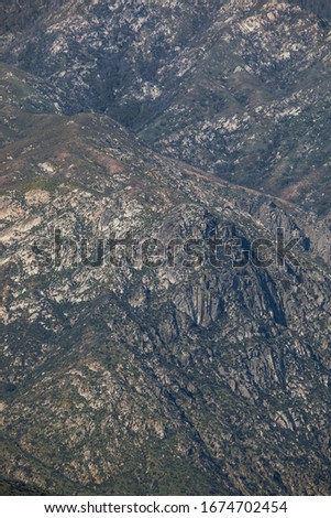 Mountain landforms and textures green meadow nature outdoor adventure kings canyon national park vertical image