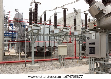 Power Transformer for change level of voltage supply to grid